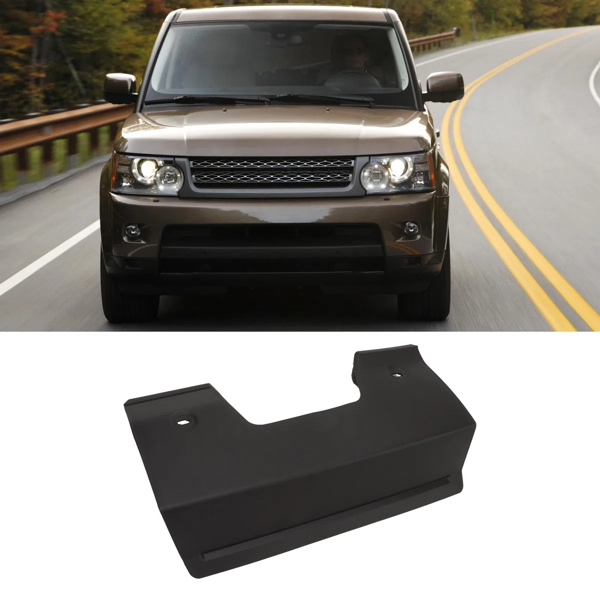 Cubierta de Gancho de Remolque para Parachoques Trasero LR015132 para Range Rover Sport L320 2009-2013 - Tapa a Prueba de Polvo con Clips, Protección Mejorada