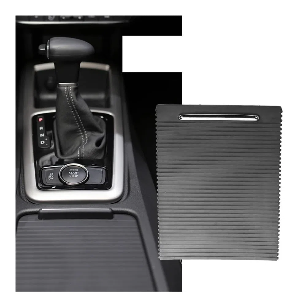 Compatible for Volkswagen Passat 3C B6 B7 CC 2007-2013, Consola Central Delantera de Coche, persianas corredizas de Repuesto, portavasos, Cubierta de persiana Enrollable