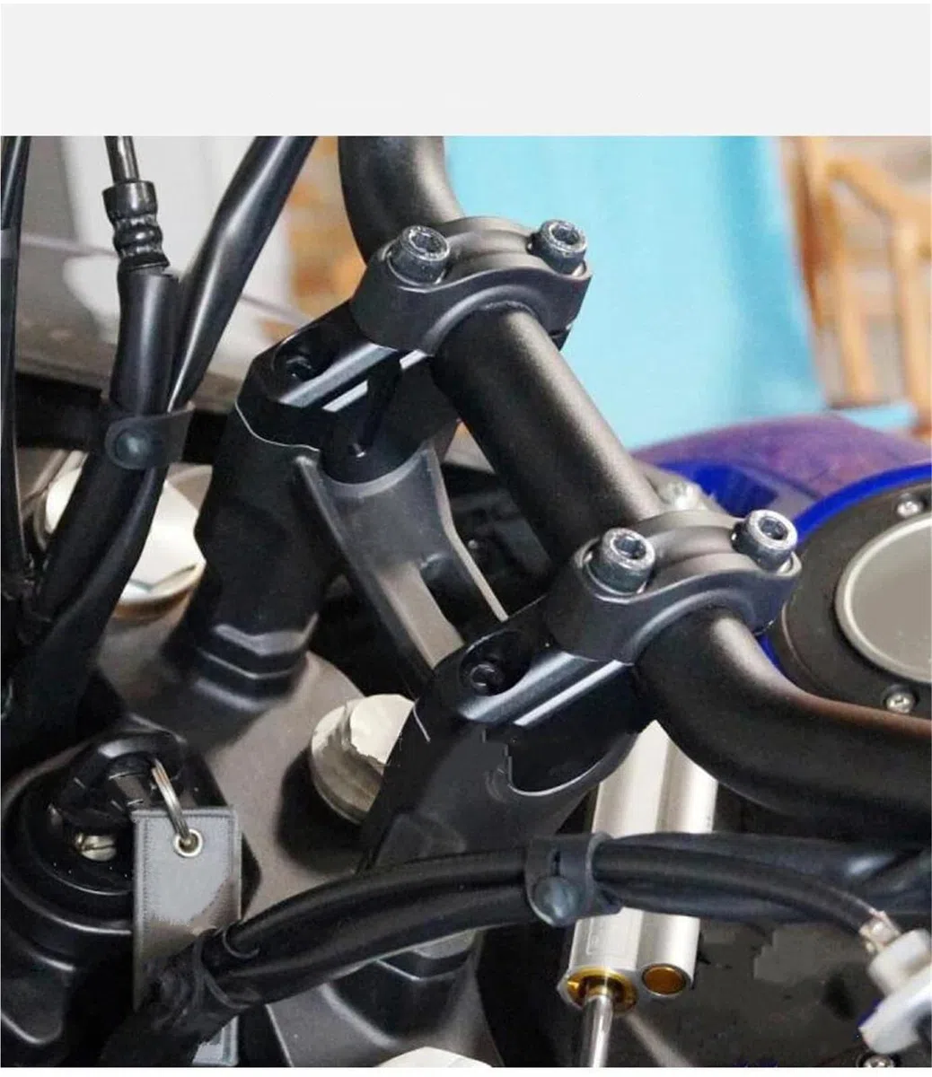 Extensión Levante Clip Elevador De Manillar para Yamaha Tracer 9 GT 2021-2025. Kit De Soporte De Extensión Y Ajuste De Compensación. Ajustable del Conector