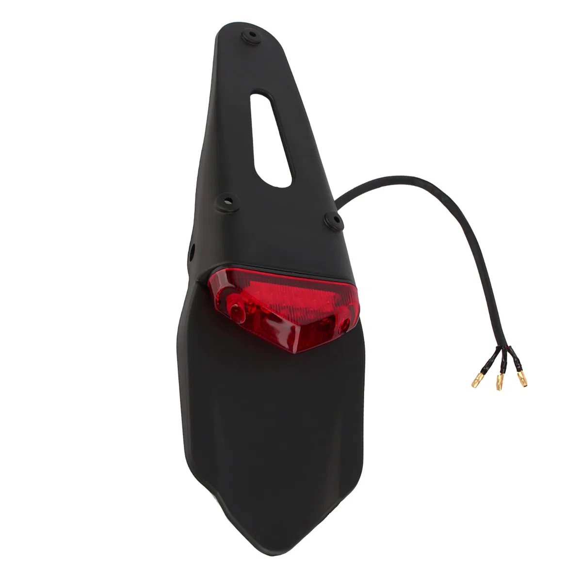 Soporte de matrícula de motocicleta 50+ luces traseras de freno Luz de freno LED universal para motocicleta Luz trasera Luz trasera para ATV Dirt Bike Lámpara DH