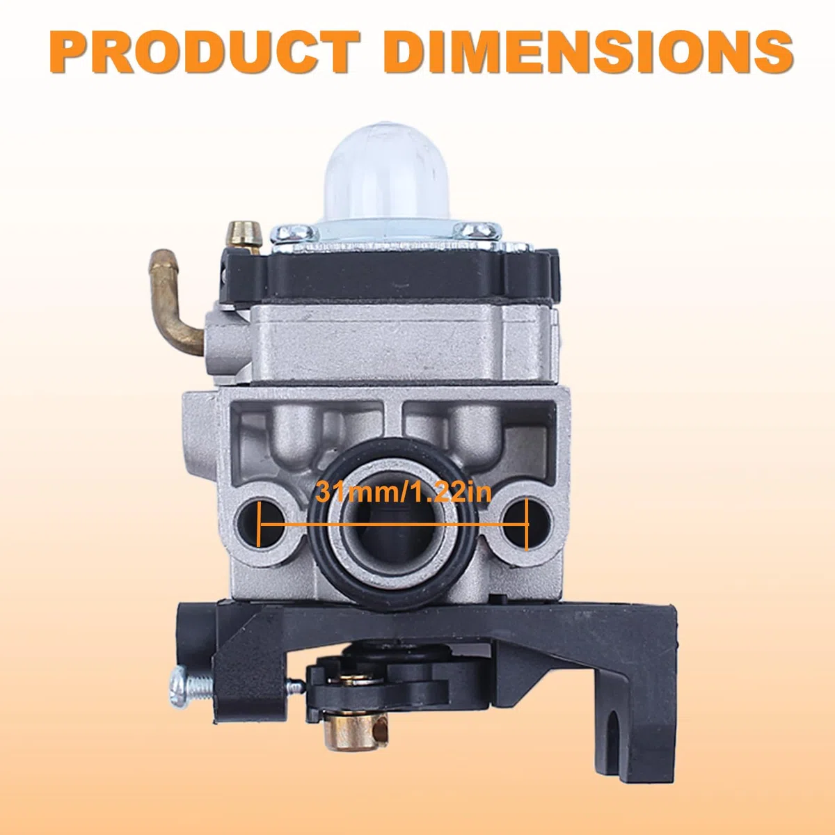 Carburador Kit para Desbrozadora para Honda GX35 GX25 GX22 GX31 HHT35S HHT35S Kit de Carburador con Viene Junta, Bujía, Manguera, Burbuja de Aceite, Filtro de Combustible