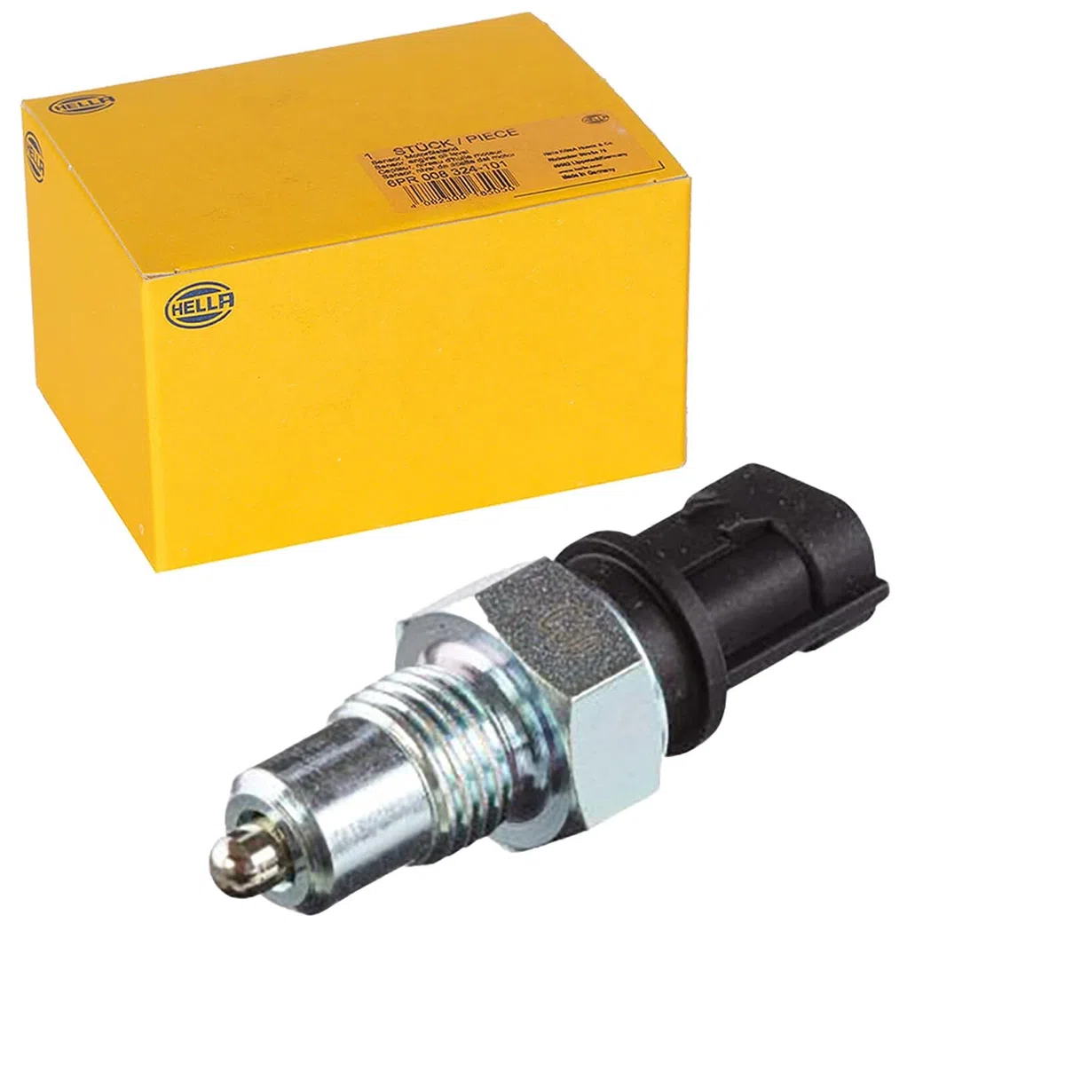 HELLA 6ZF 008 621-421 Interruptor, piloto de marcha atrás - 12V - 2polos - Color de conector: negro - Contacto de cierre