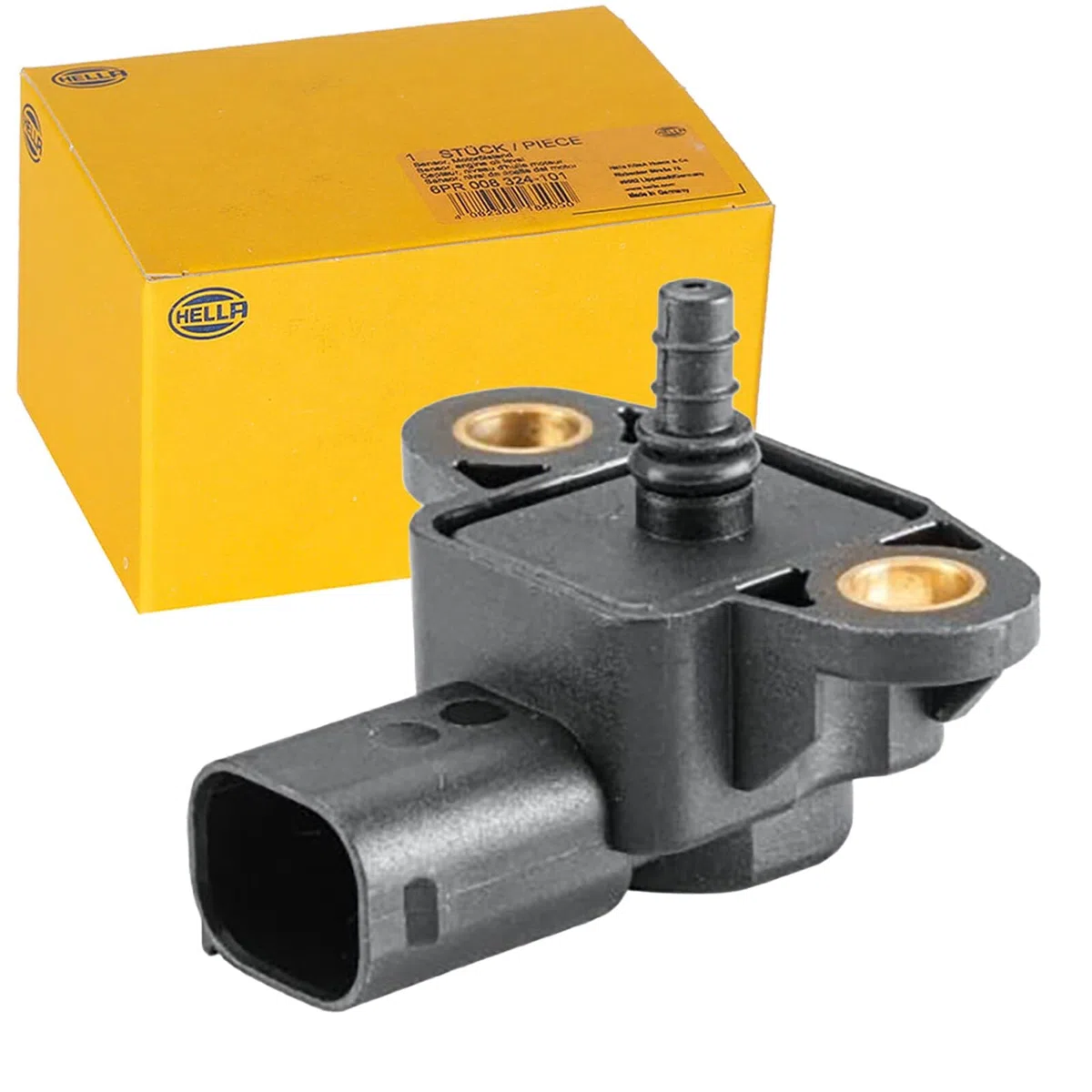 HELLA 6PP 358 152-271 Sensor, presión de sobrealimentación - 3polos - atornillado