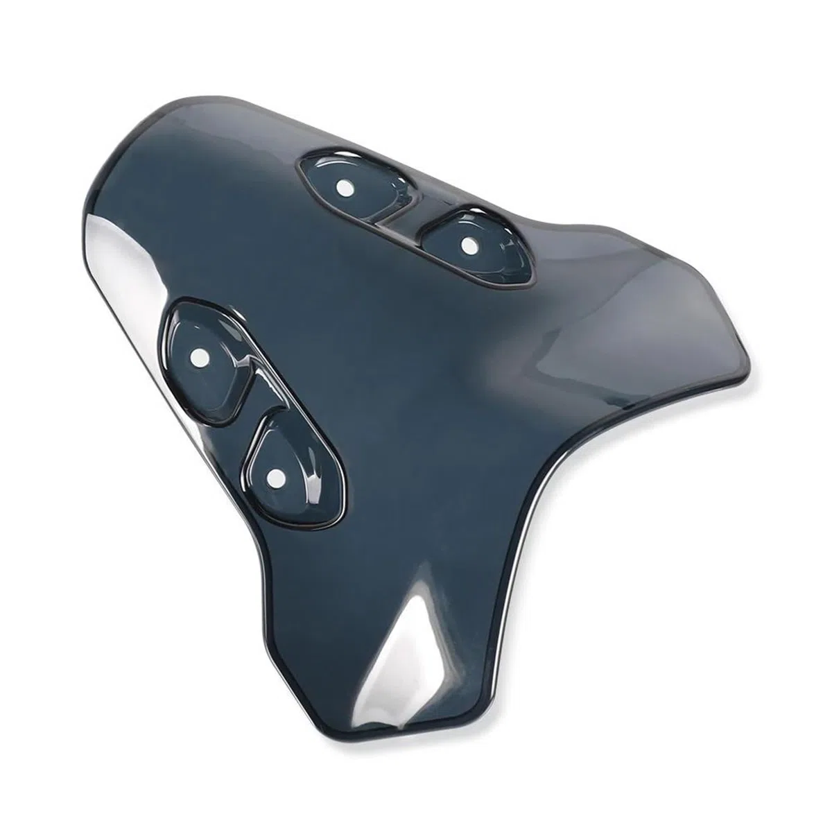 Cúpula Y Deflector De Viento para Motocicleta para Yamaha MT07 2021-2024 — Visera De Doble Burbuja Parabrisas para Motocicleta(Negro)