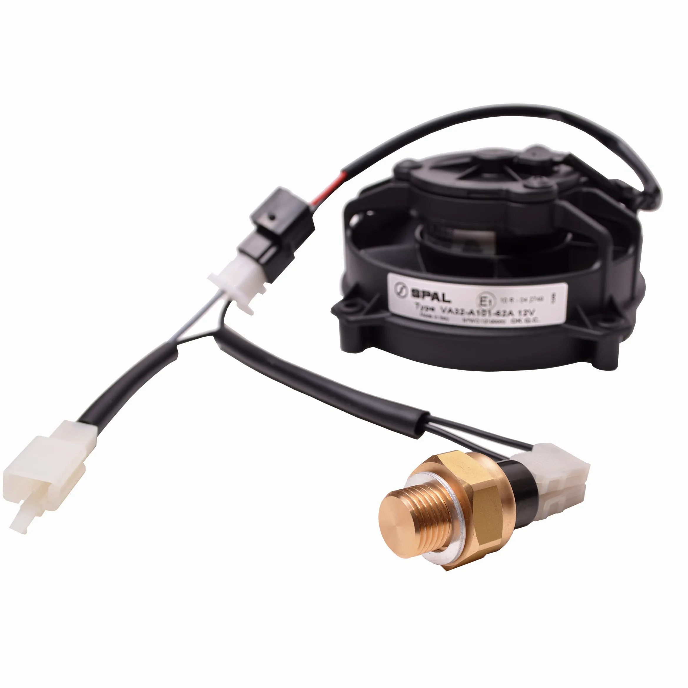 Enduro Beta RR 2T 4T a partir de 2010 hasta 2019 - Juego de ventiladores de refrigeración con interruptor térmico