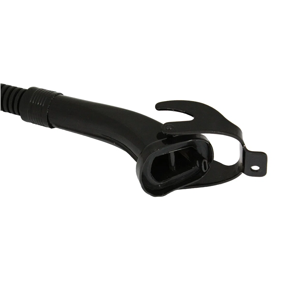 Boquilla flexible negra para bidones de gasolina de metal