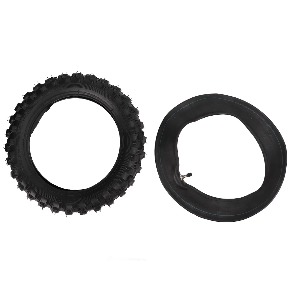Generic Reemplazo de Cámara y Neumático Resistente Al Ozono de 2.50-10 Pulgadas para Moto de Cross CRF50, Mejor Rendimiento de Sellado para MX500, SX500, JR50 DRZ70, Neumáticos Engrosados ​​para Días