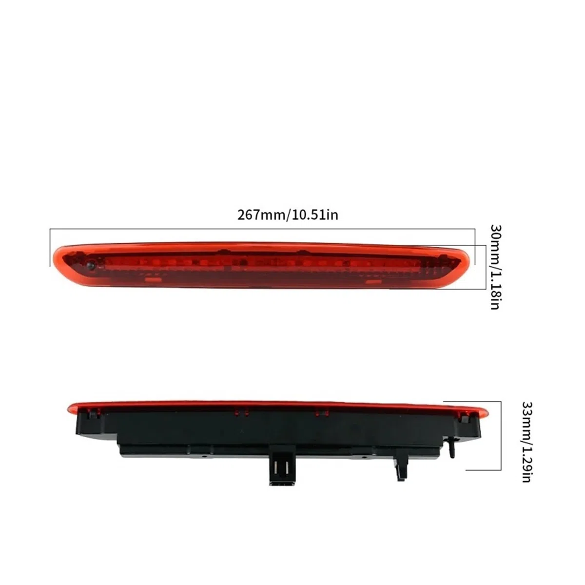 Luz de freno Para Fiat Para Punto Para Abarth Para Grande 2008-2012 1 Freno LED Roja De Montaje Alto Tercera Freno Trasera Conexión Canbus