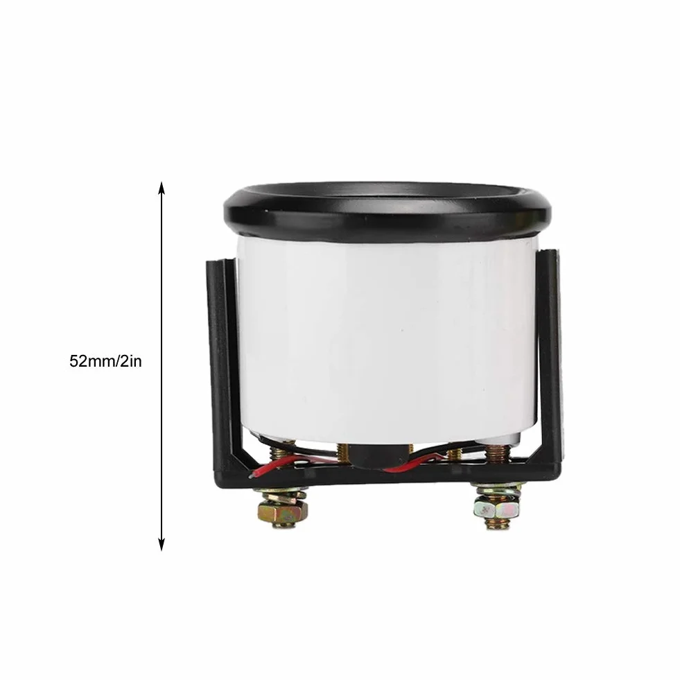 Medidor de Presión de Aceite Universal 52mm para Automóvil 12V Indicador Electromagnético de Alta Precisión Accesorio de Modificación para Todos los Modelos de Coche