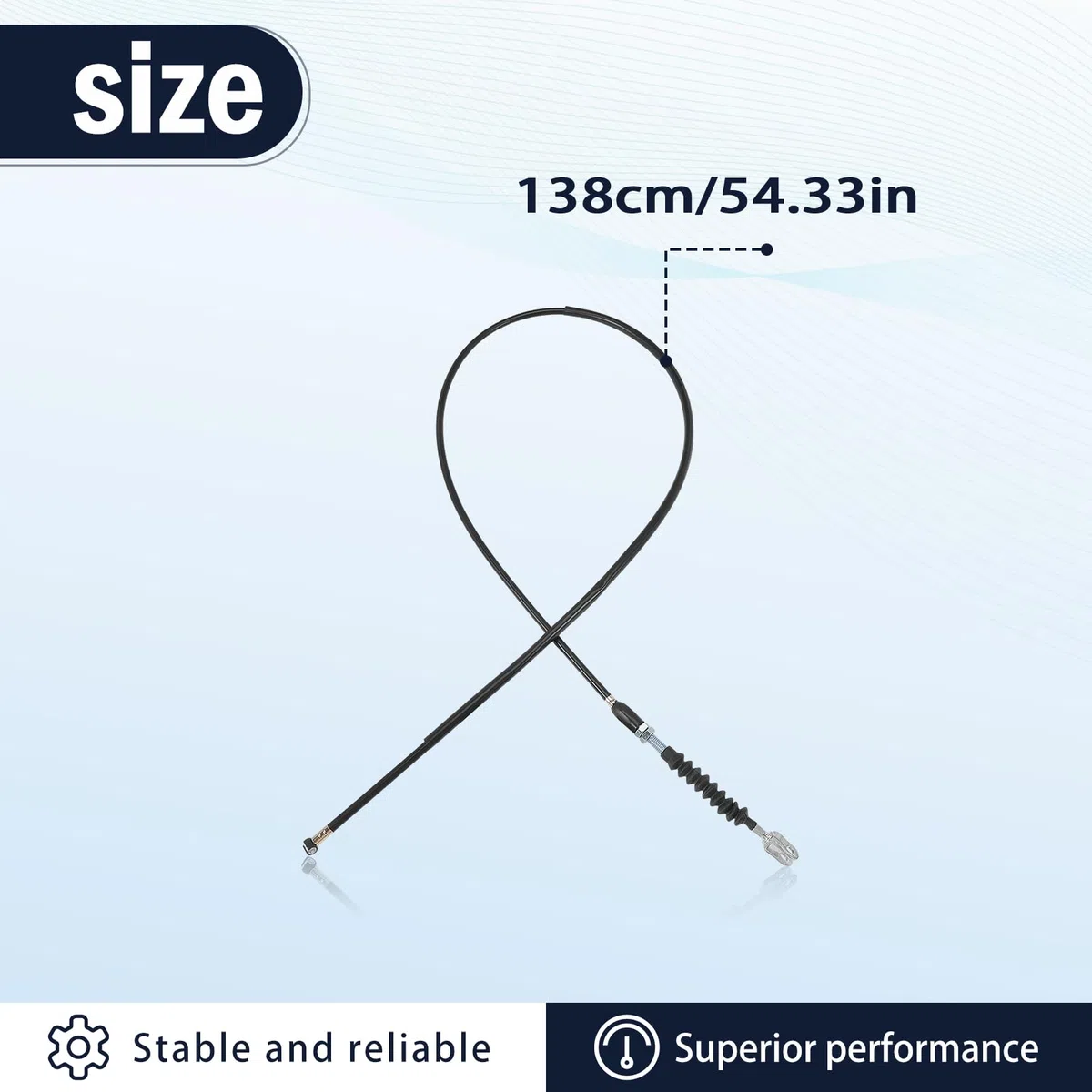 Cable de Embrague para Hyosung GV 125 250 58200H88400 Cable de Freno de Mano Eléctrico para Motocicleta