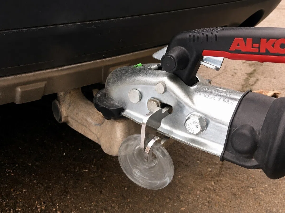 WP-S Candado antirrobo compacto y universal de acero inoxidable para remolques