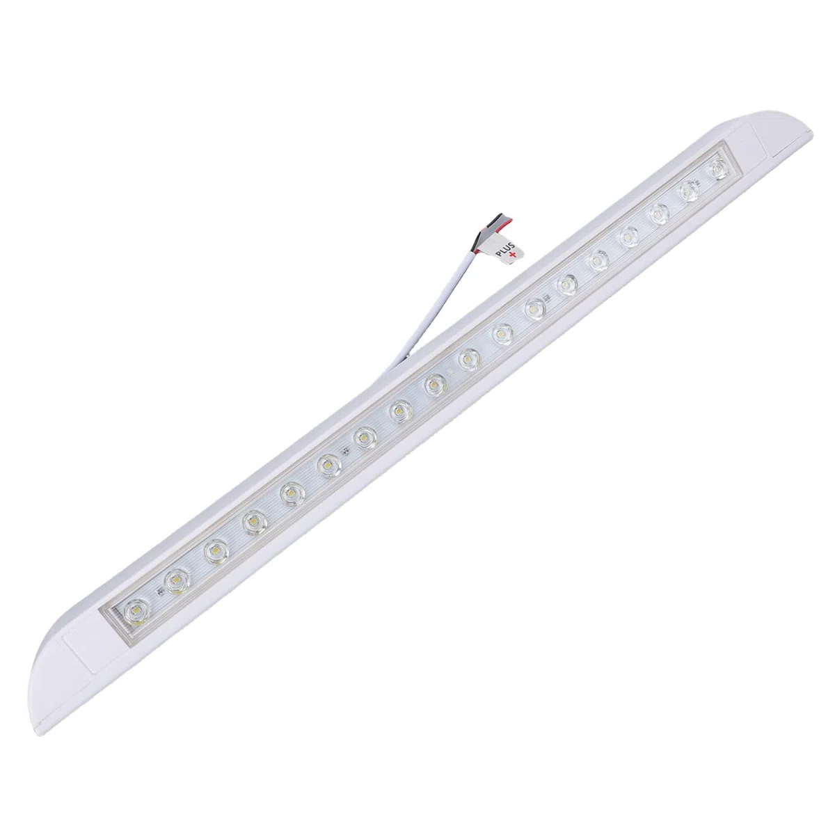 KIMISS Luz LED para Porche RV, 6000K, Blanco Frío, Diseño Delgado, Alto Brillo, 900LM, para Toldo, Camión, Remolque, Iluminación Exterior de 20 Pulgadas (Blanco Sin Interruptor)