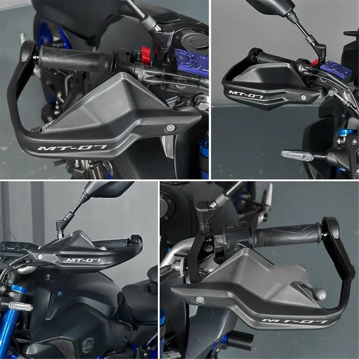 Paramanos Cortavientos para Moto Protector De Manos Manillar para Yamaha MT07 FZ07 MT-07 2014-2024, Accesorios Motocicleta, Protector Mano, Deflector De Viento, Protector De Palanca