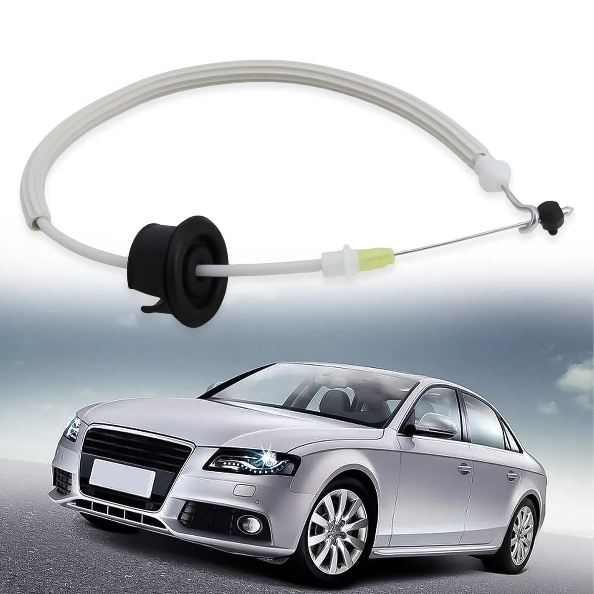 The Lord of the Tools Cable de Liberación del Pestillo de La Puerta Delantera (2 Unidades) Repuesto 8Z0837085B Compatible con Audi A2 2000-2005