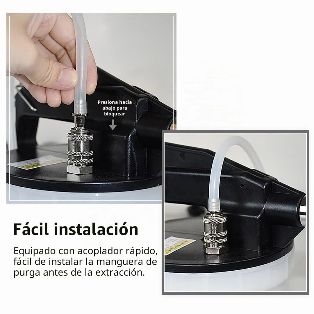 FIRSTINFO A1151G | Manguera de Purga de Frenos 1,5M con Válvula Antirretorno | Compatible con FIRSTINFO Purgador de Frenos