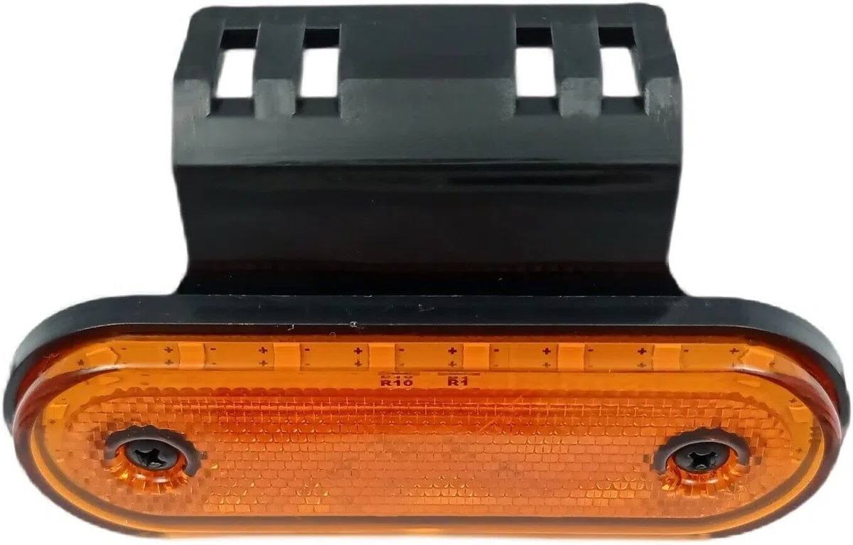4 x LED Luces Lampara Lateral Marcador Indecator Luz Senalizacion Posicion para Camiones Remolque Amarillo 12V 24V