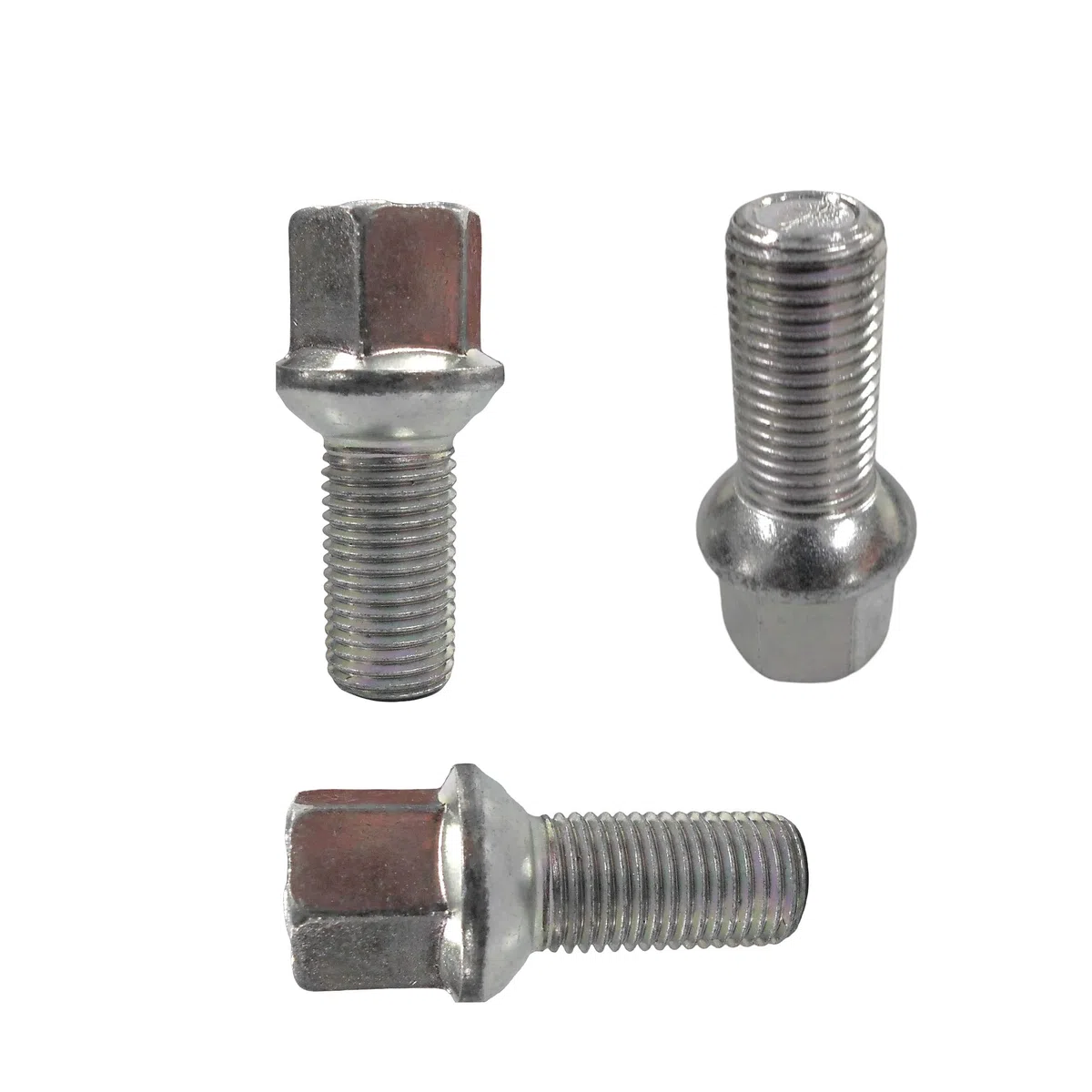20 tornillos de rueda tornillos de rueda collar de bola R13 M14 x 1,5 27 mm compatible con Jetta VW Golf, Bora, New Beetle, Fox, Polo, T4, Caddy, Eos, Passat, Phaeton, Scirocco, Sharan, Touran, Tiguan