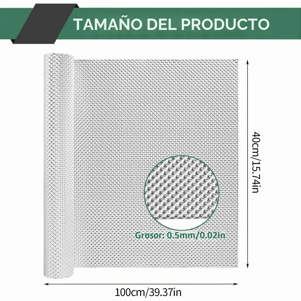 Chapa de protección térmica, 100 cm x 40 cm, aluminio, protección térmica, para tubo de escape, se puede cortar para coches, coches de carreras, motocicletas, tubo de escape