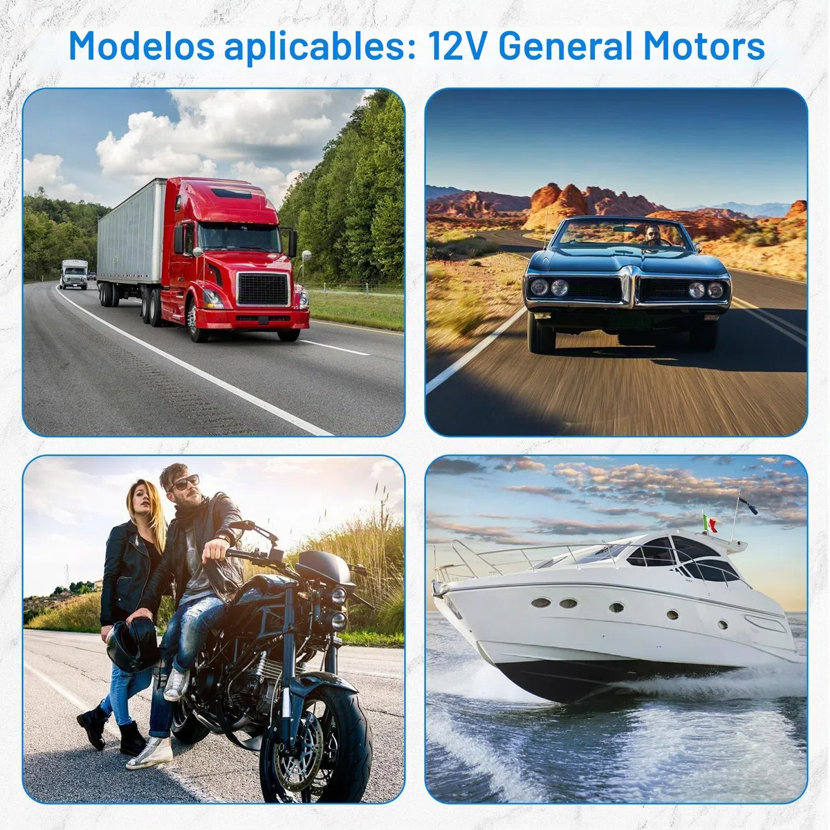LWK Bocina de 12 V, bocina de aire súper fuerte con compresor de doble tubo, kit de claxon para todos los vehículos de 12 V, camiones, trenes, coches, barcos, motocicletas y furgonetas