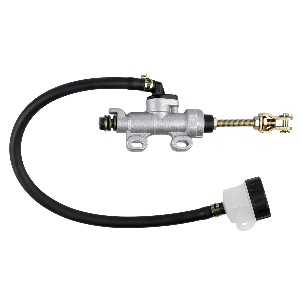 LOCOPOW Bomba universal cilindro maestro de freno trasero para Yamaha Kawasaki Suzuki Honda Arctic Cat Reparación edición para Dirt Bike ATV Motocicletas