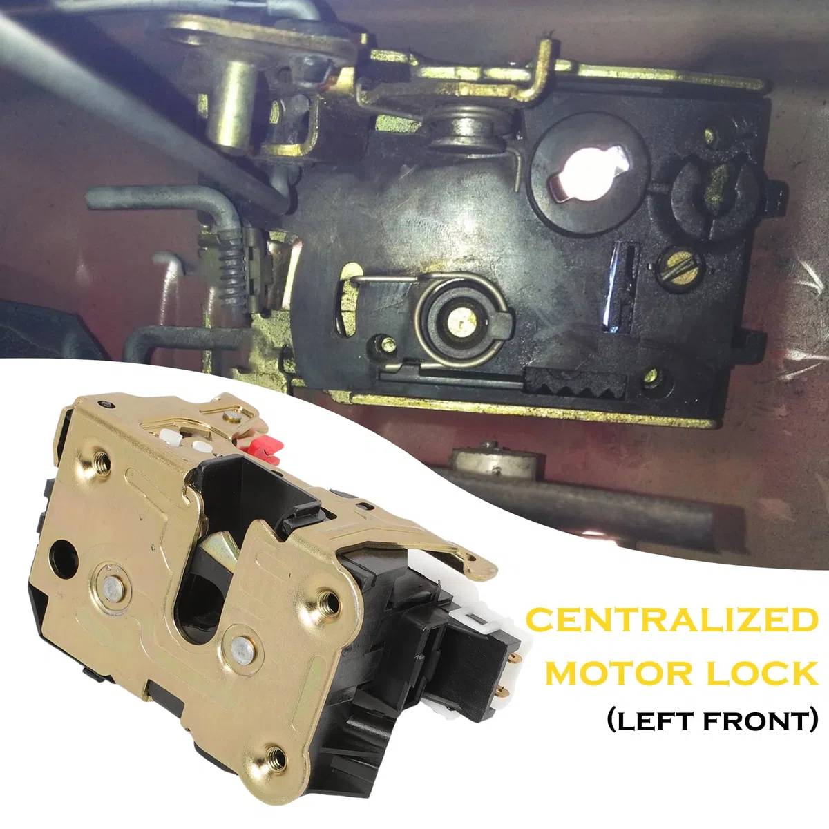 Cerradura Puerta Delantera Izquierda para Master 2 Movano A Interstar Daily 3/4/5 8200147149 5003142 Motor de cierre centralizado de la cerradura de la puerta del conductor