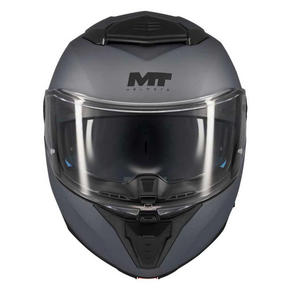 MT Helmets Atom 2 SV, Casco moto Modular Flip-Up, Visor Solar Retráctil, Interior Lavable, Preparado Intercomunicador UCS, Bloqueo frontal, Visor con posición Ventilación, Homologado ECE 22.06 & DOT