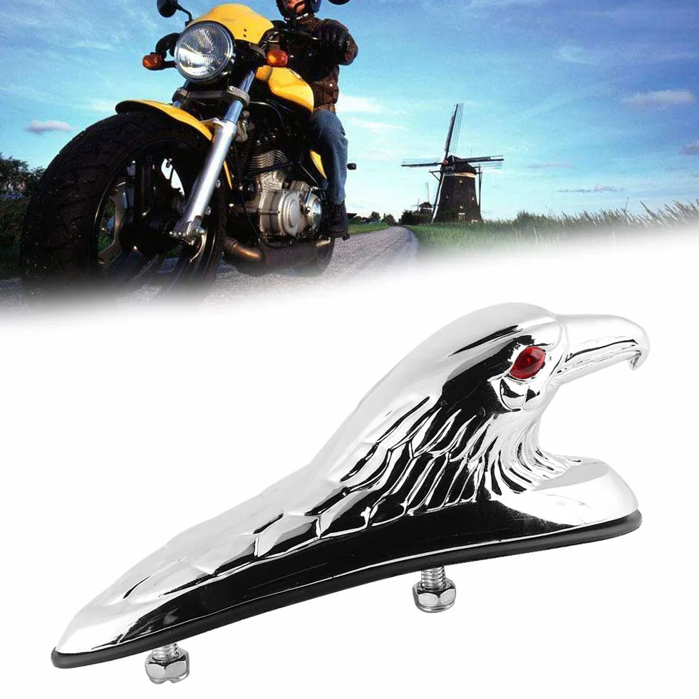 EBTOOLS para águila guardabarros delantero cabeza de águila motocicleta guardabarros delantero tapa cabeza águila universal guardabarros delantero motocicleta decoración adorno cabeza águila estatua