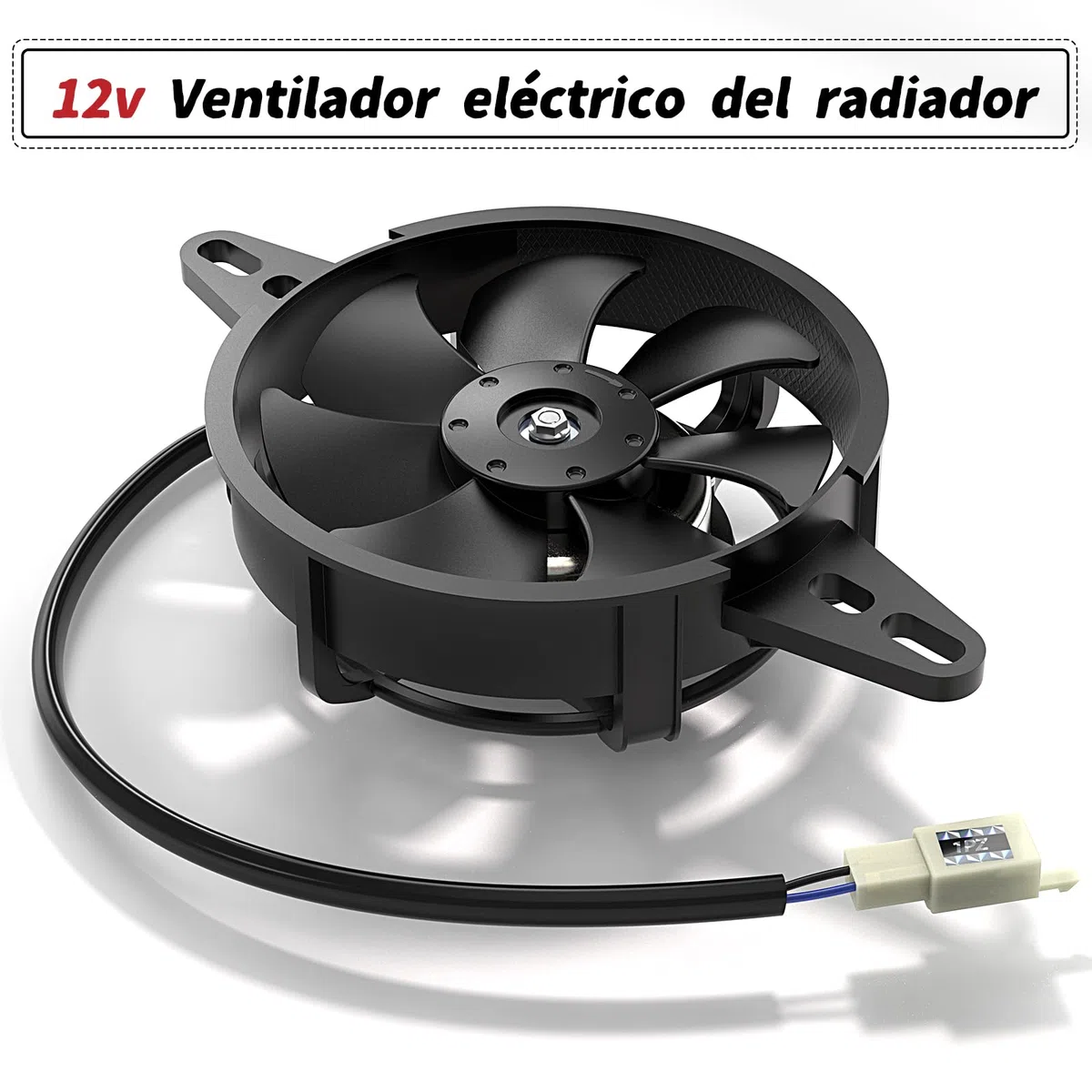 1PZ ES9-BP1 Ventilador de refrigeración 12 V 15W Ventilador de radiador Motocicleta 120 mm Reemplazo para 150cc 200cc 250cc ATV Go Kart Quad