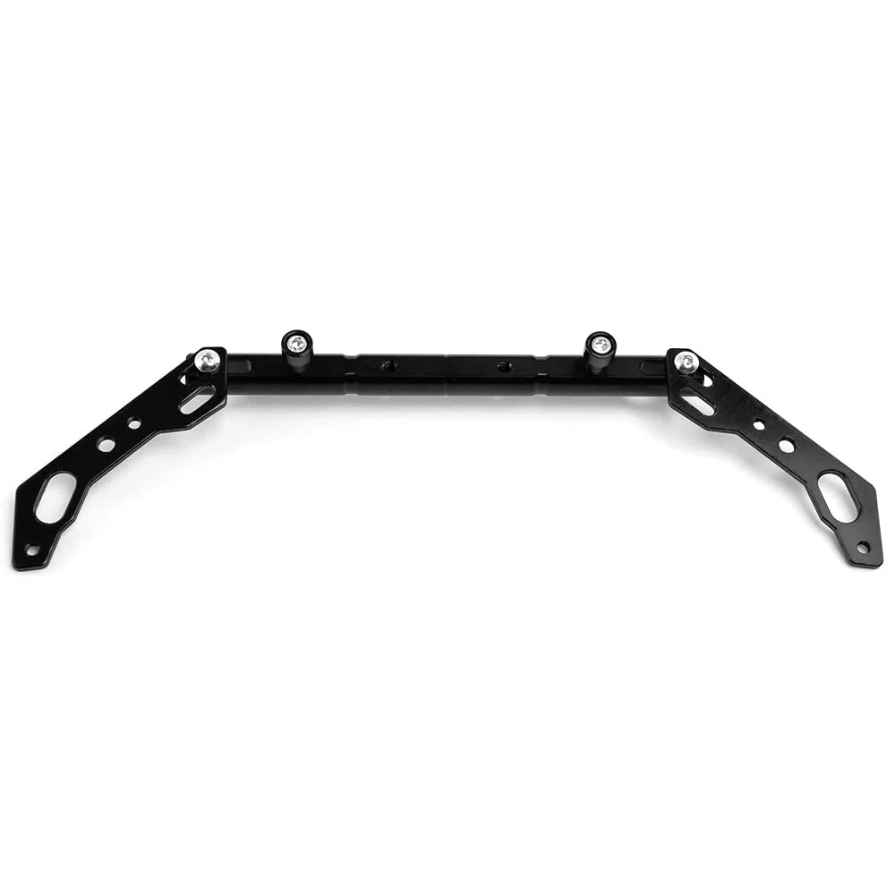 Barra de Equilibrio de Motocicleta para Asiento de Espejo de Motocicleta, Poste de extensión Multifuncional, Barra Transversal para Manillar de Motocicleta (Negro)