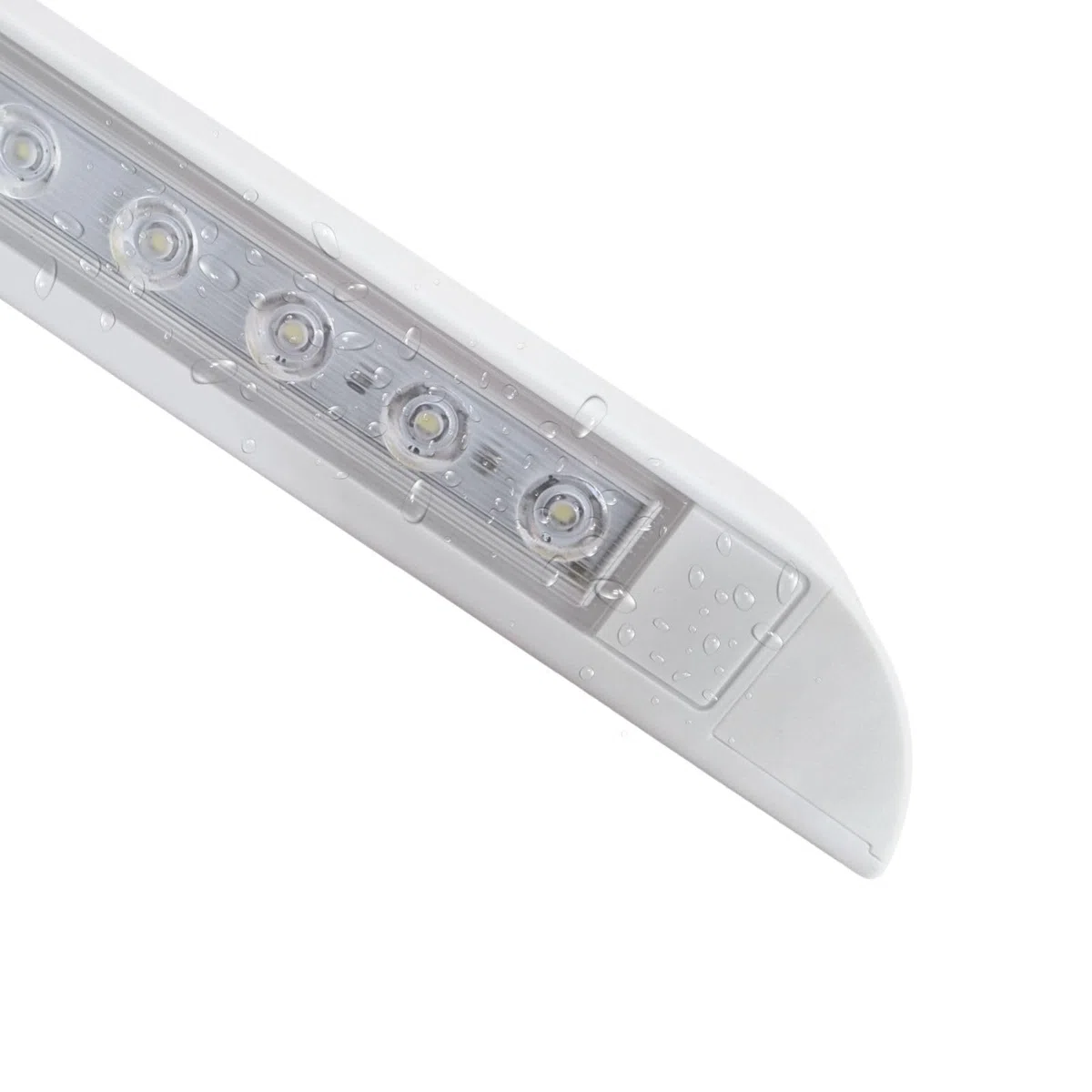 MARVIX Luz LED para toldo blanca 12V 24V impermeable para autocaravana, caravana, furgoneta camper, lámpara de puerta exterior de tira súper brillante 6000k (sin interruptor, 506mm)