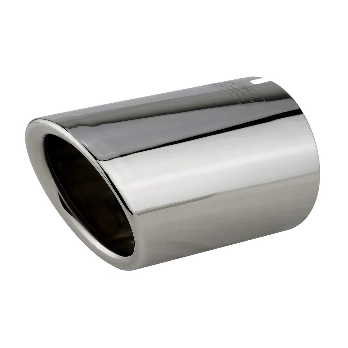Embellecedor de Tubo de Escape Coche Cola de Escape Coche acero inoxidable espejo pulido cromo Cola de Tubo de Escape Plug Play compatible con A4 B9 8W A5 F5 para 65mm - L&P A284-1