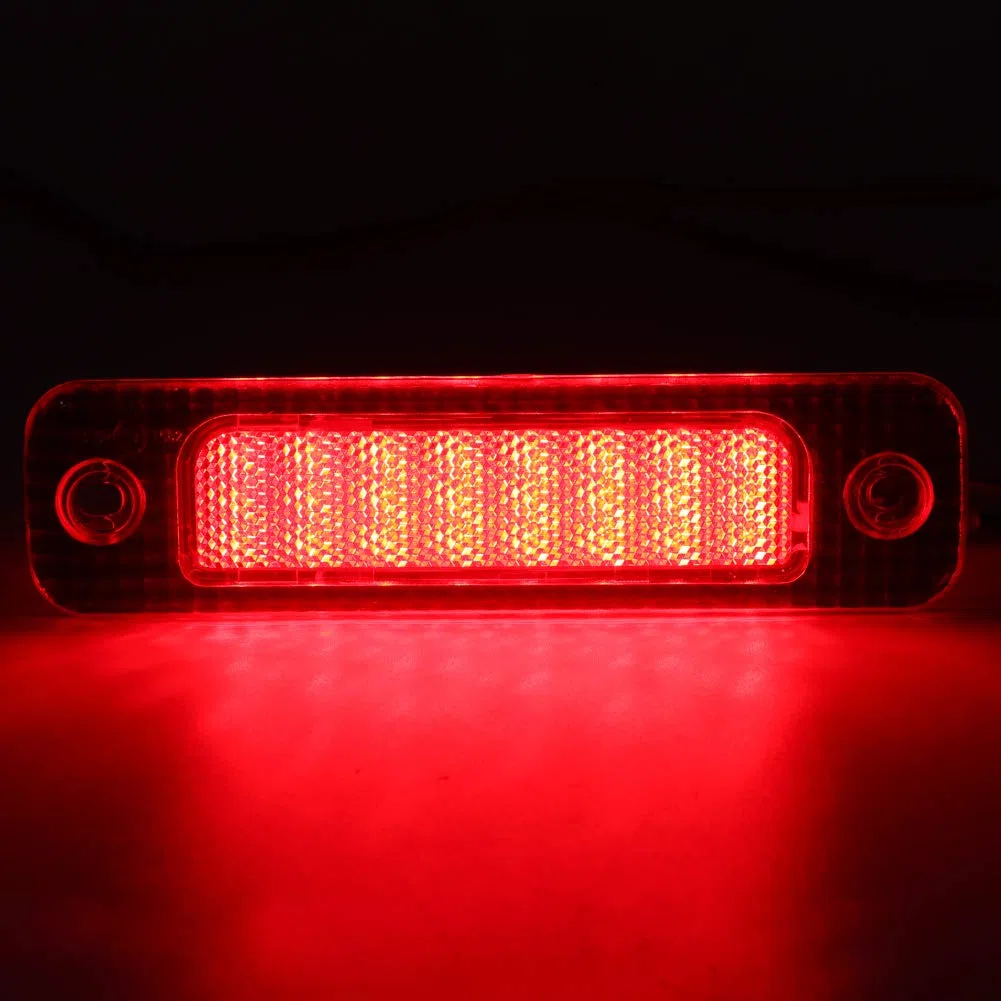 Akozon Tercera luz de freno Tercera luz de freno trasera montada en alto 5128002 7C16-13N408-AC Para Transit MK7 2006-2014 Transit Tourneo 2006-2014(rojo)