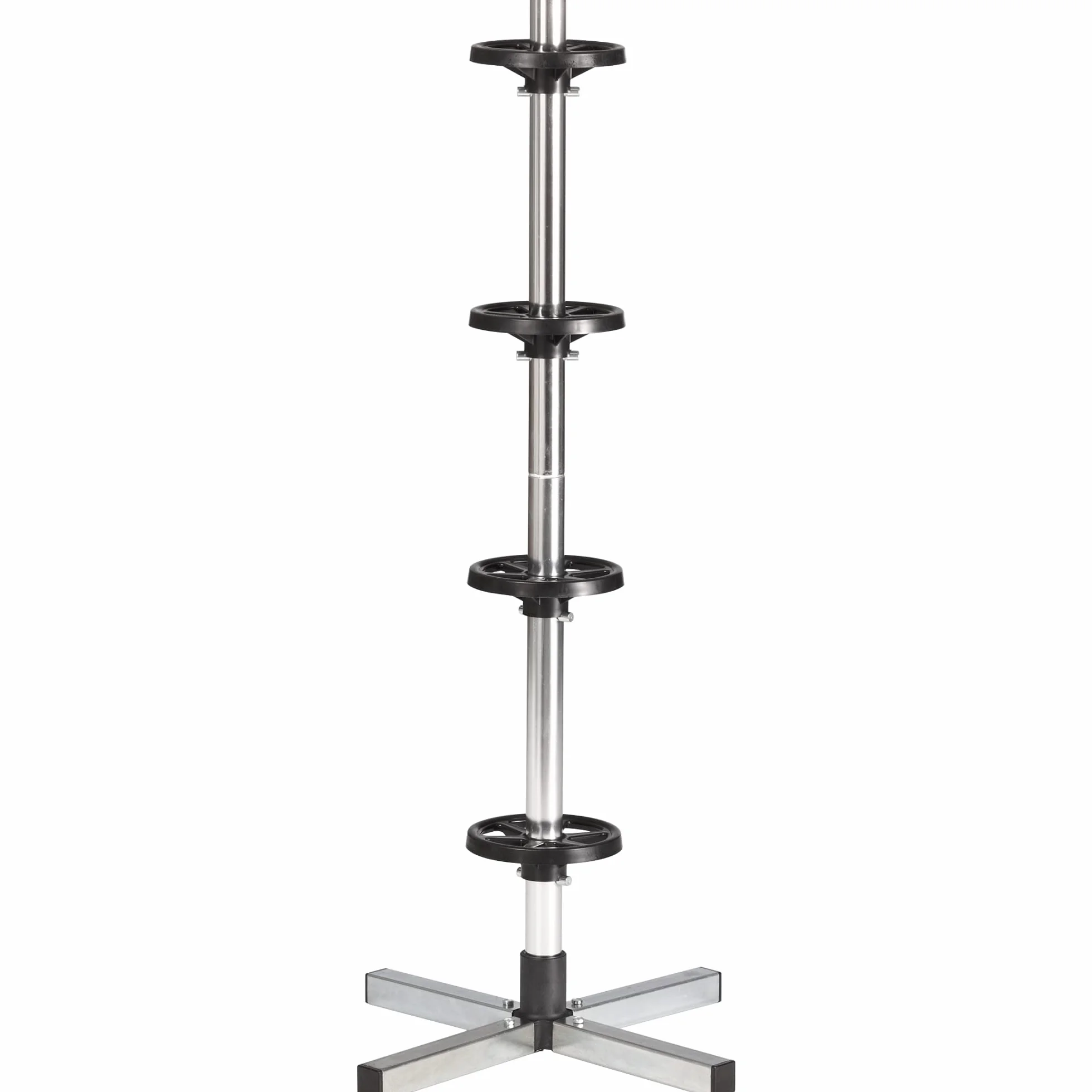 Cartrend 7730056 Soporte vertical Porta-ruedas con protector de neumáticos, hasta 225 mm de ancho de rueda