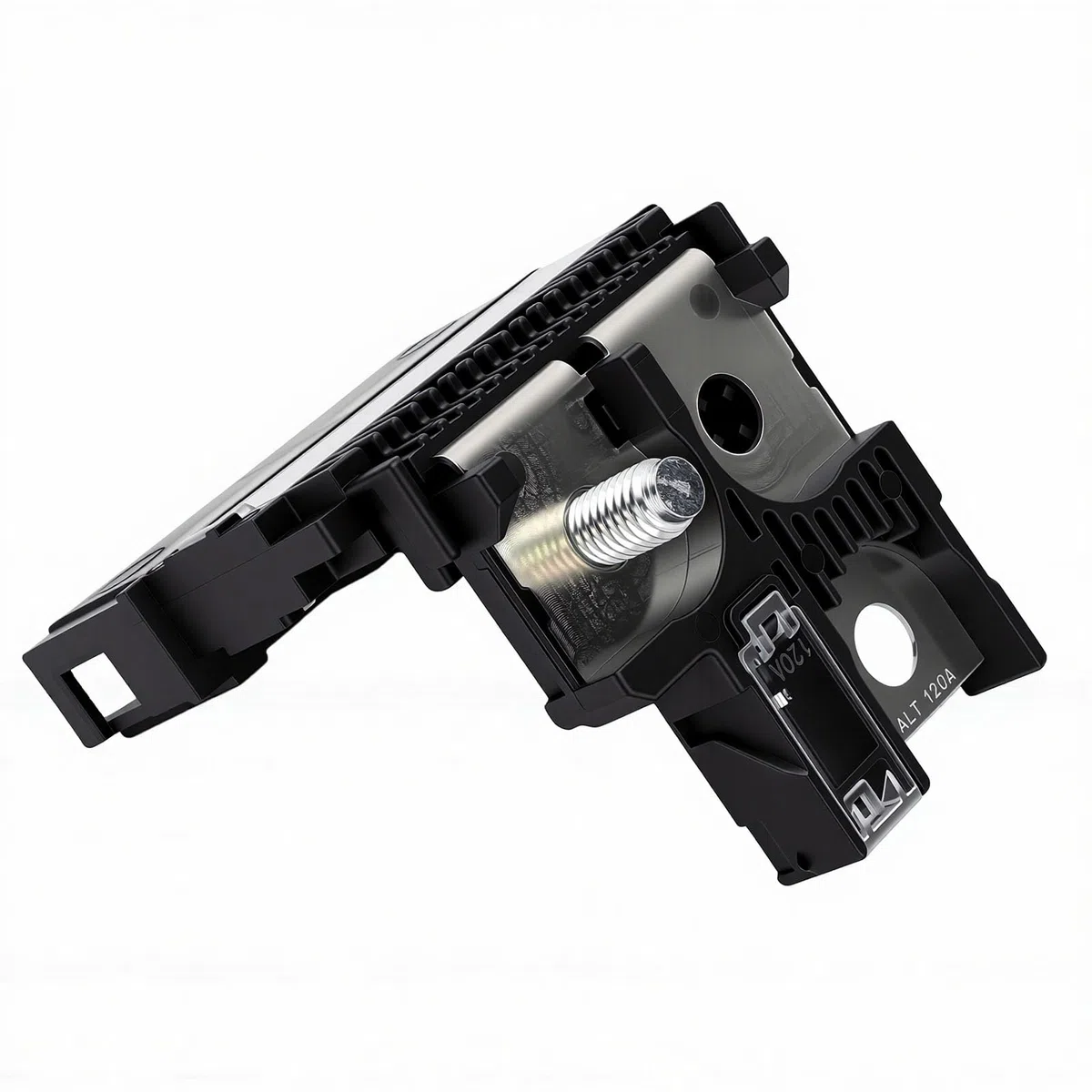 Goshyda Reemplazo de Terminal de Fusible de Batería Positivo para Altima Murano Versa 24380-79912 | Portafusibles para Batería de Automóvil, Altamente Conductor, Resistente Al Calor y Duradero