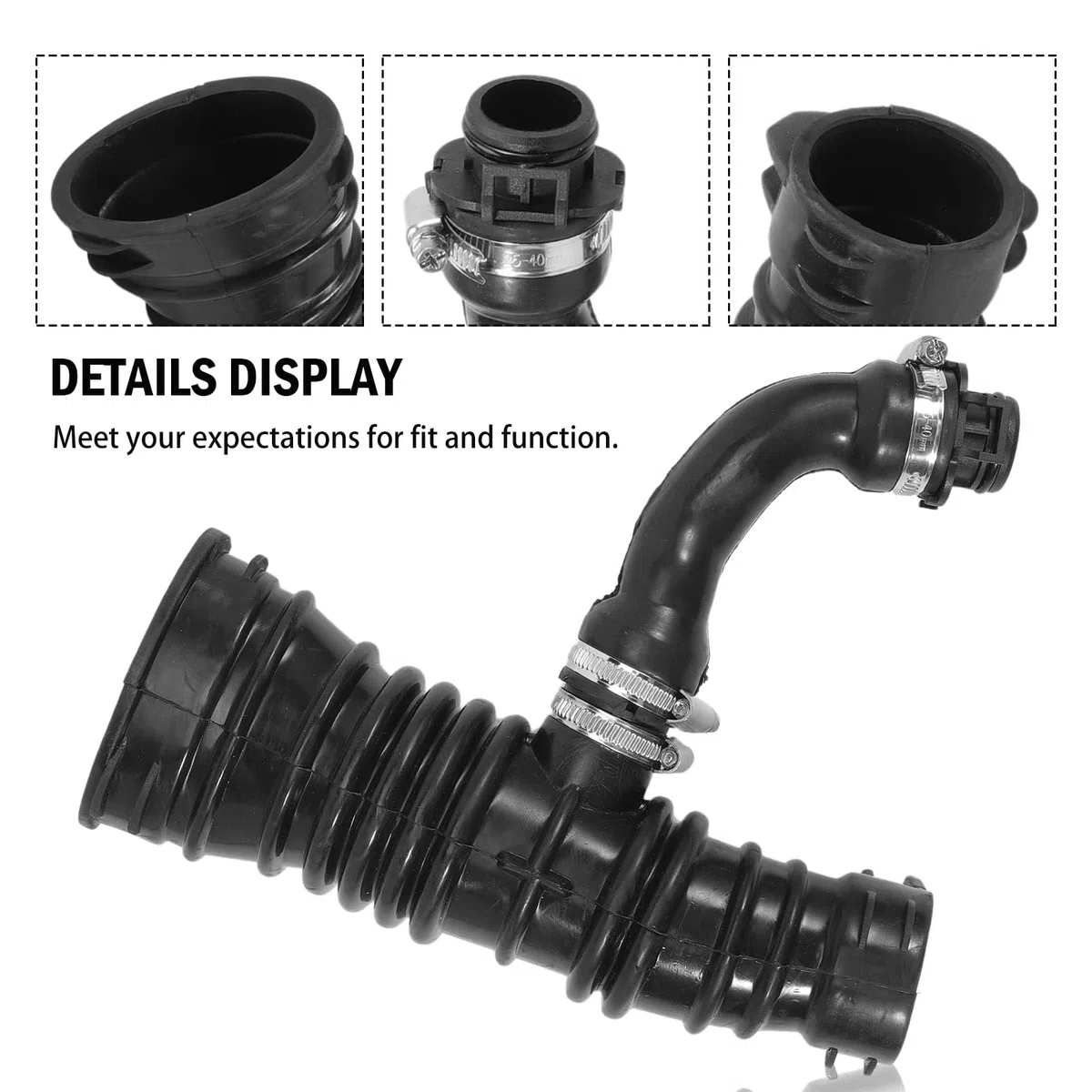 KASturbo Manguera de filtro de aire con filtro de aire para Focus 2004-2012 Focus C-Max 2003-2007 1336611 3M519A673MG 30680774
