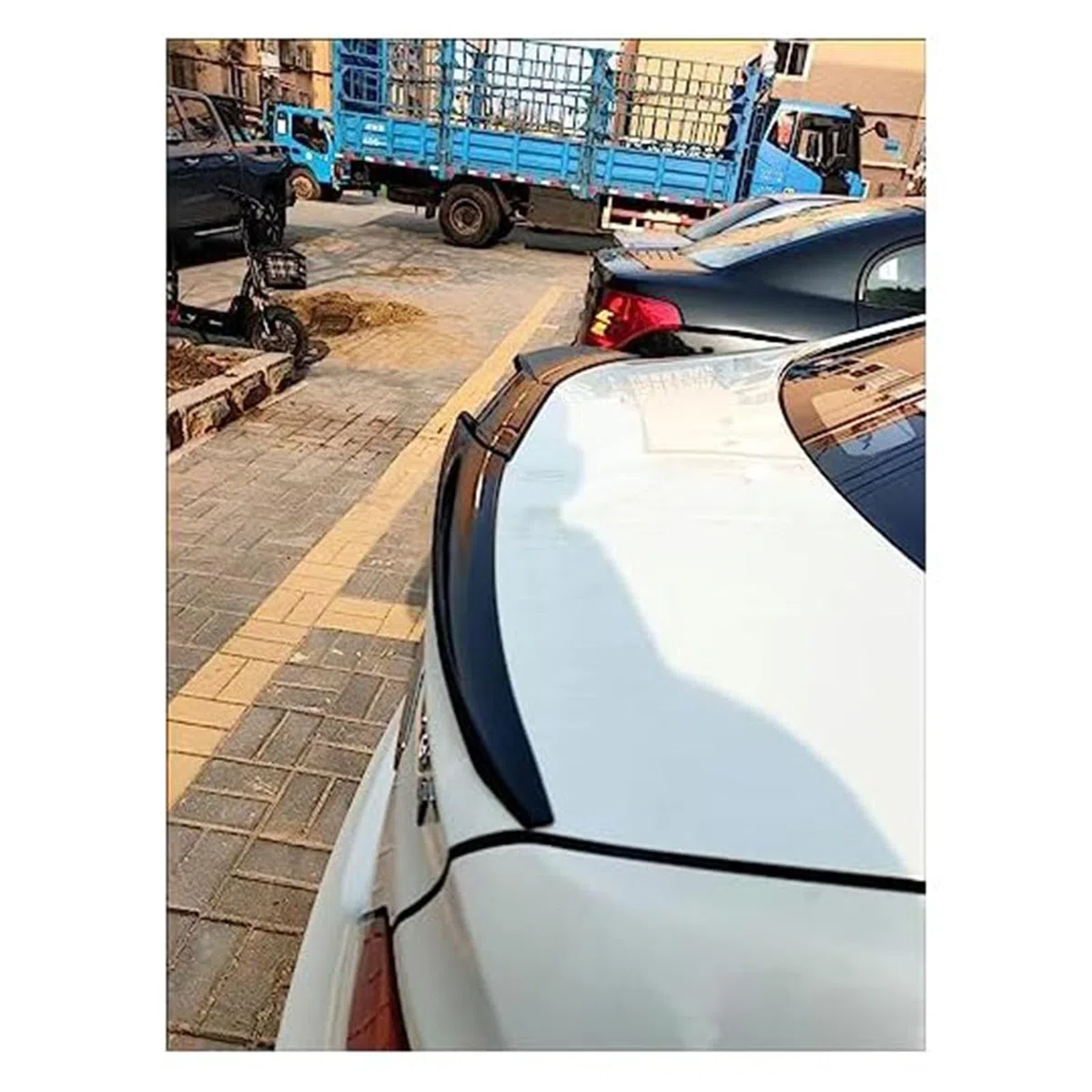 Spoiler Trasero Coche, para Opel Insignia A 2013-2017 Aleron Maletero Fibra Carbono Estilo Deportivo Accesorios Exterior Tuning Aerodinámico,A Sedan
