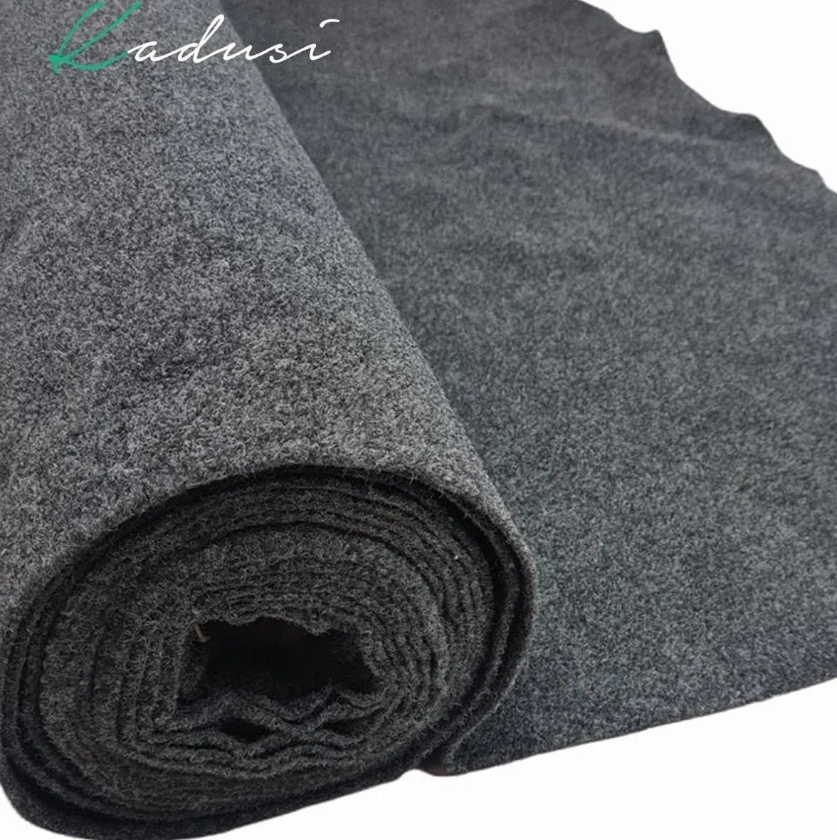 Moqueta (2 mts) Corte de 200x160 cm de moqueta color gris oscuro para tapizar, camperizar y otros - Kadusi