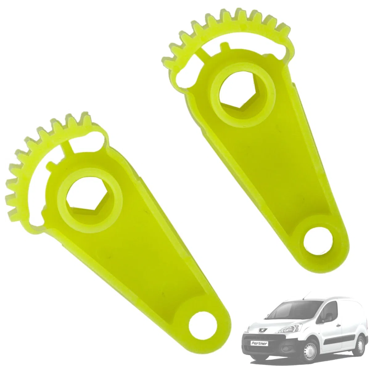 Twowinds - Palanca Climatizador 6447.XA Compatible con Peugeot Partner (2008-2022) Citroën C4 Picasso (2006-2013) Berlingo 2 - Engranaje Ventilador - Regulador Aire Acondicionado (color puede variar)