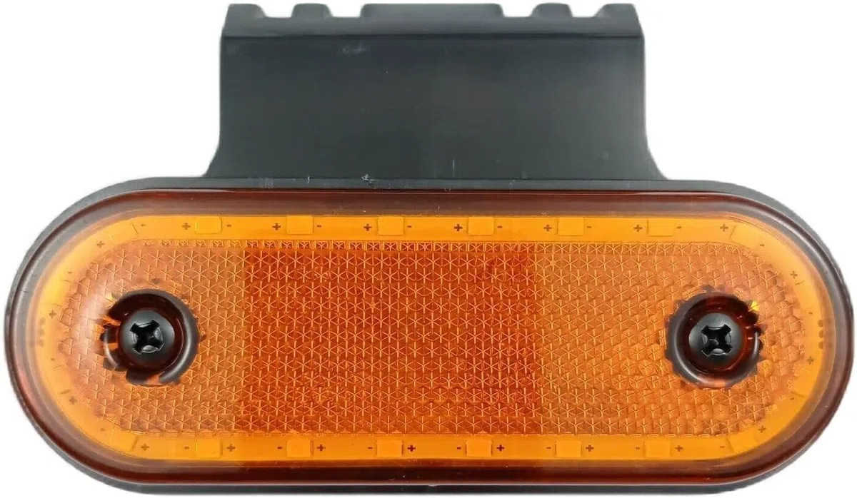4 x LED Luces Lampara Lateral Marcador Indecator Luz Senalizacion Posicion para Camiones Remolque Amarillo 12V 24V