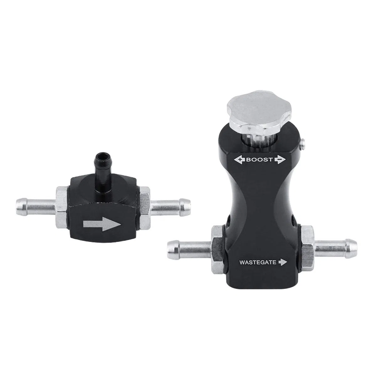 EBTOOLS para controlador boost turbo para controlador boost Controlador Turbo Boost Ajustable Manual Kit de controlador Turbo Boost Válvula de purga en T bilateral con soporte de montaje universal T