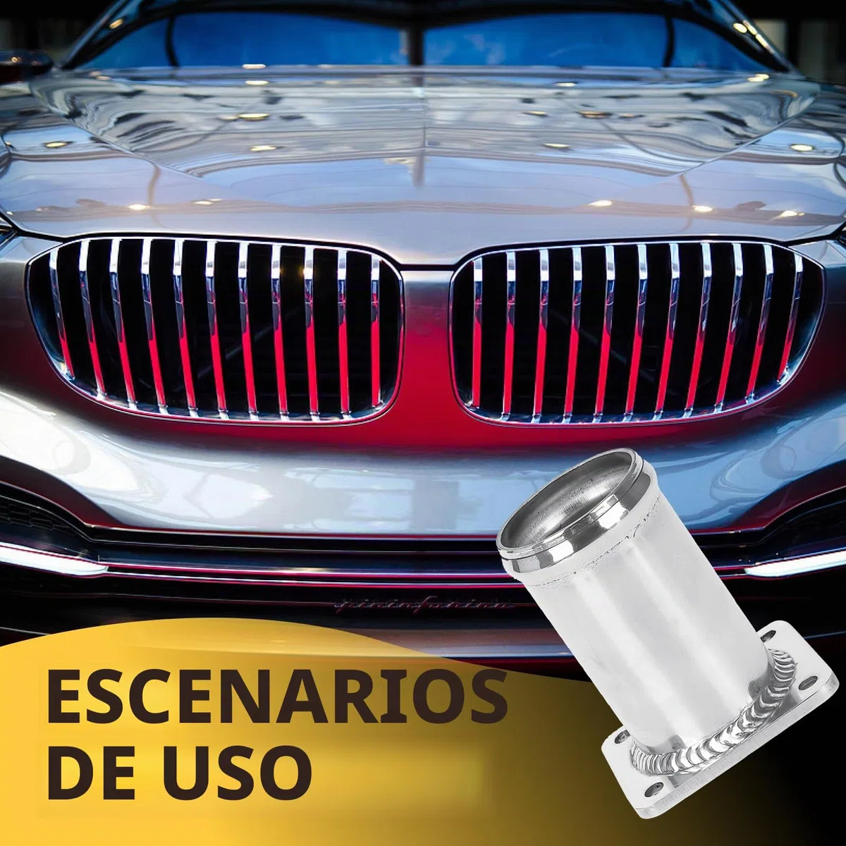 egr Cooler Delete para M47 M47N M57 M47N2 M67 M47R, kit de repuesto de eliminación EGR para E46 E39 E53 E83 E38 E65, tubo de repuesto de aluminio aplicable para vehículos diésel