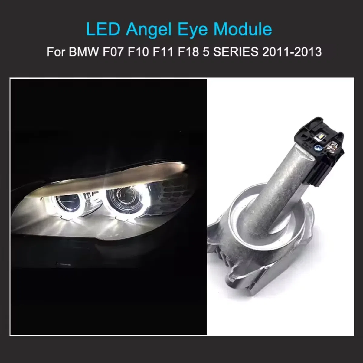 2 unidades módulo de luz diurna LED faro halo anillo adecuado para 5er F07 F10 F11 accesorios de coche parte # 63127262731 9DW177229001