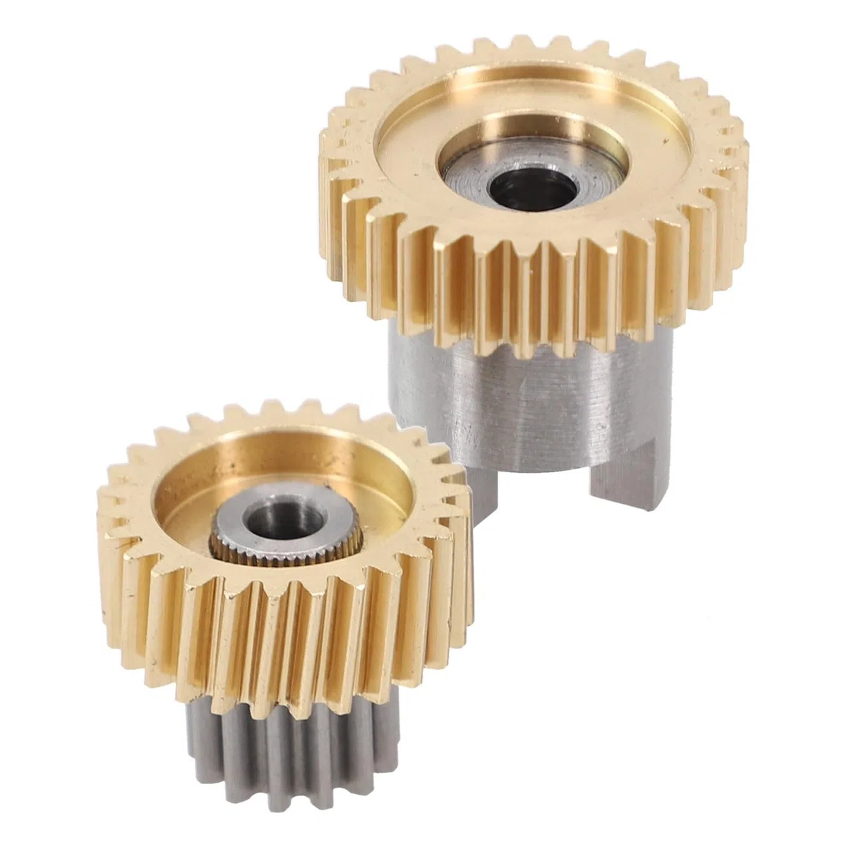Kit de reparación de engranajes de motor de cortina de vidrio para puerta trasera, 2 piezas para Porsche para Cayenne 2011-2017 con construcción de metal, dorado/plateado