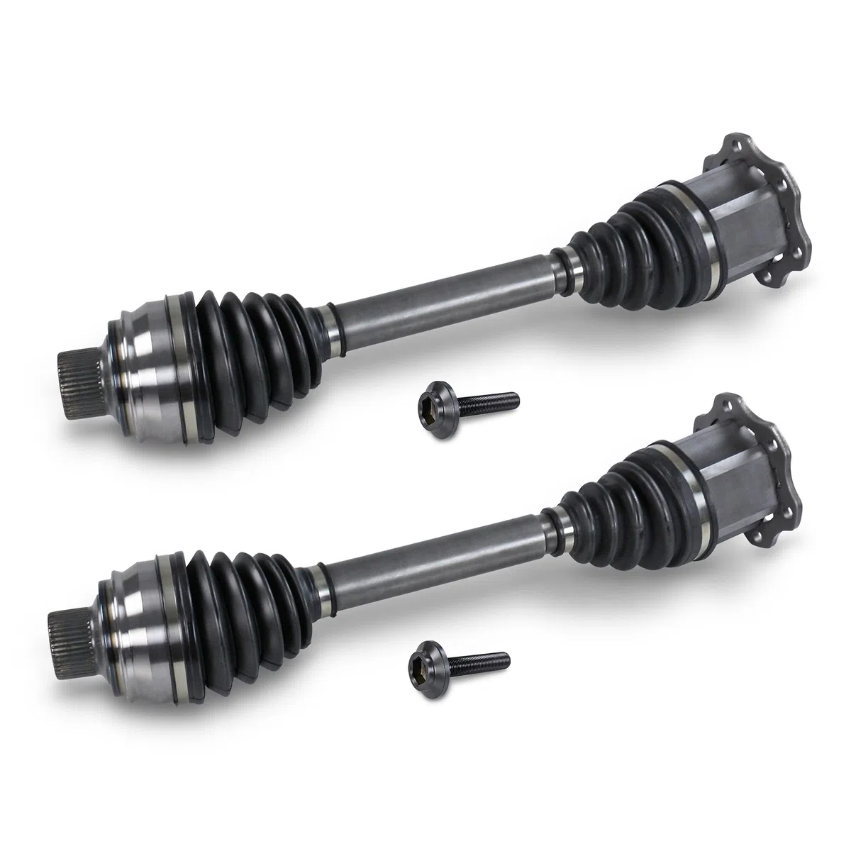 ATEC Germany 2x Eje delantero izquierdo y derecho, compatible con AUDI A6 C7 (4GH, 4GJ) (4G2, 4GC) (4G5, 4GD), A7 (4GA, 4GF), A8 D4 (4H2, 4H8, 4HC, 4HL), Q5 (8RB)
