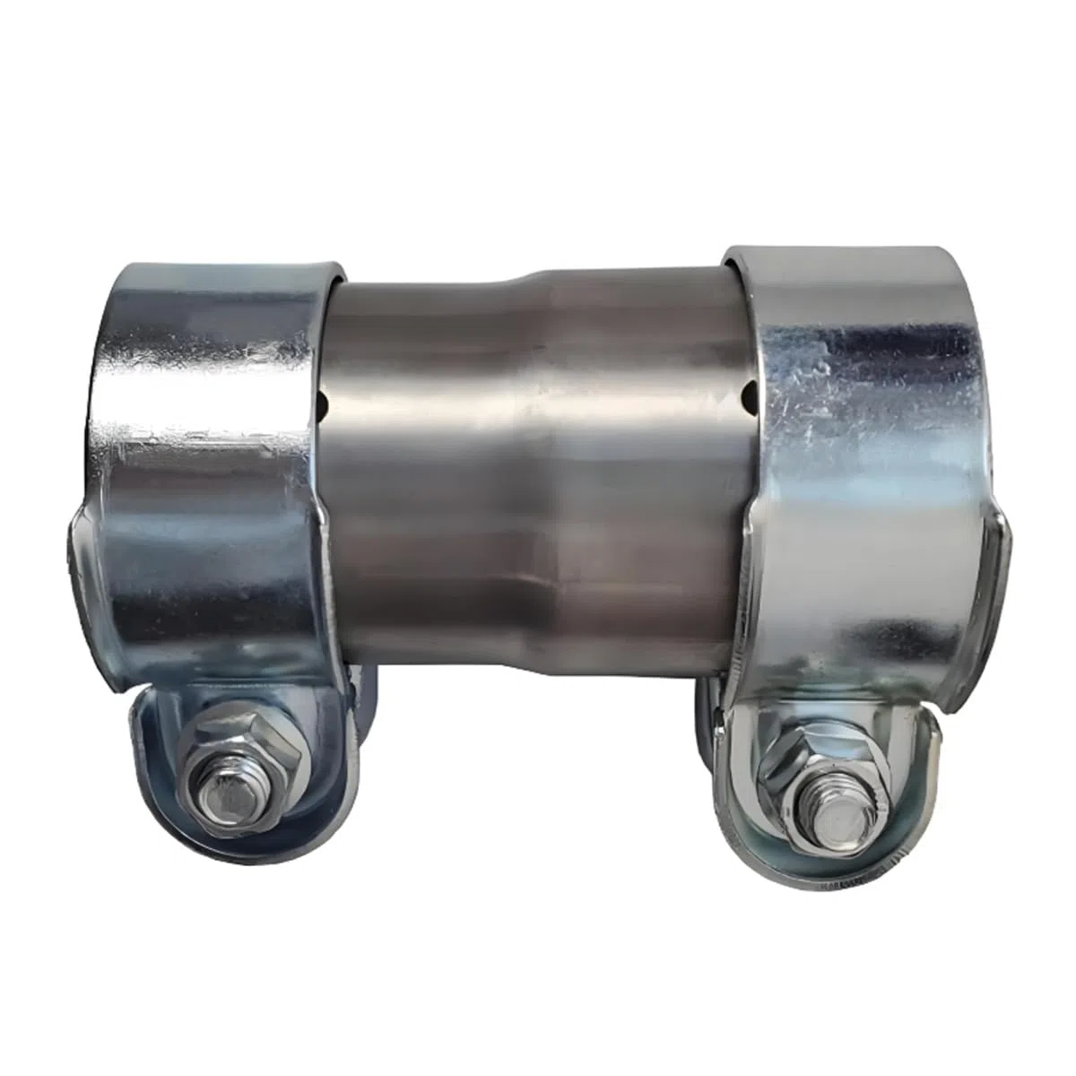 Conector Reductor para Tubo de Escape 55mm a 63mm Reductor Abrazadera de Banda de Escape Adaptador de Abrazaderas Reductora Acero Inoxidable Tubo Conector Reducción