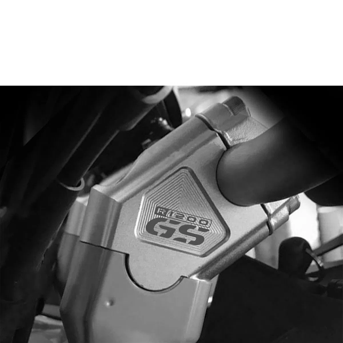 Elevador De Manillar De Motocicleta para B&MW R1200GS 2004-2008 R 1200 GS Adventure 2005-2008 Abrazadera De Manillar De Montaje De Barra Espaciador Elevador de Manillar(Negro 1)