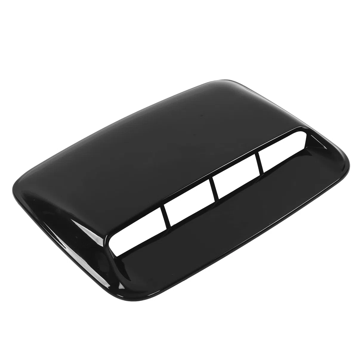Cubierta de Ventilación del Capó, Cubierta del Capó de Ventilación de Aire del Capó del Motor Negro Brillante Universal para la Modificación del Automóvil