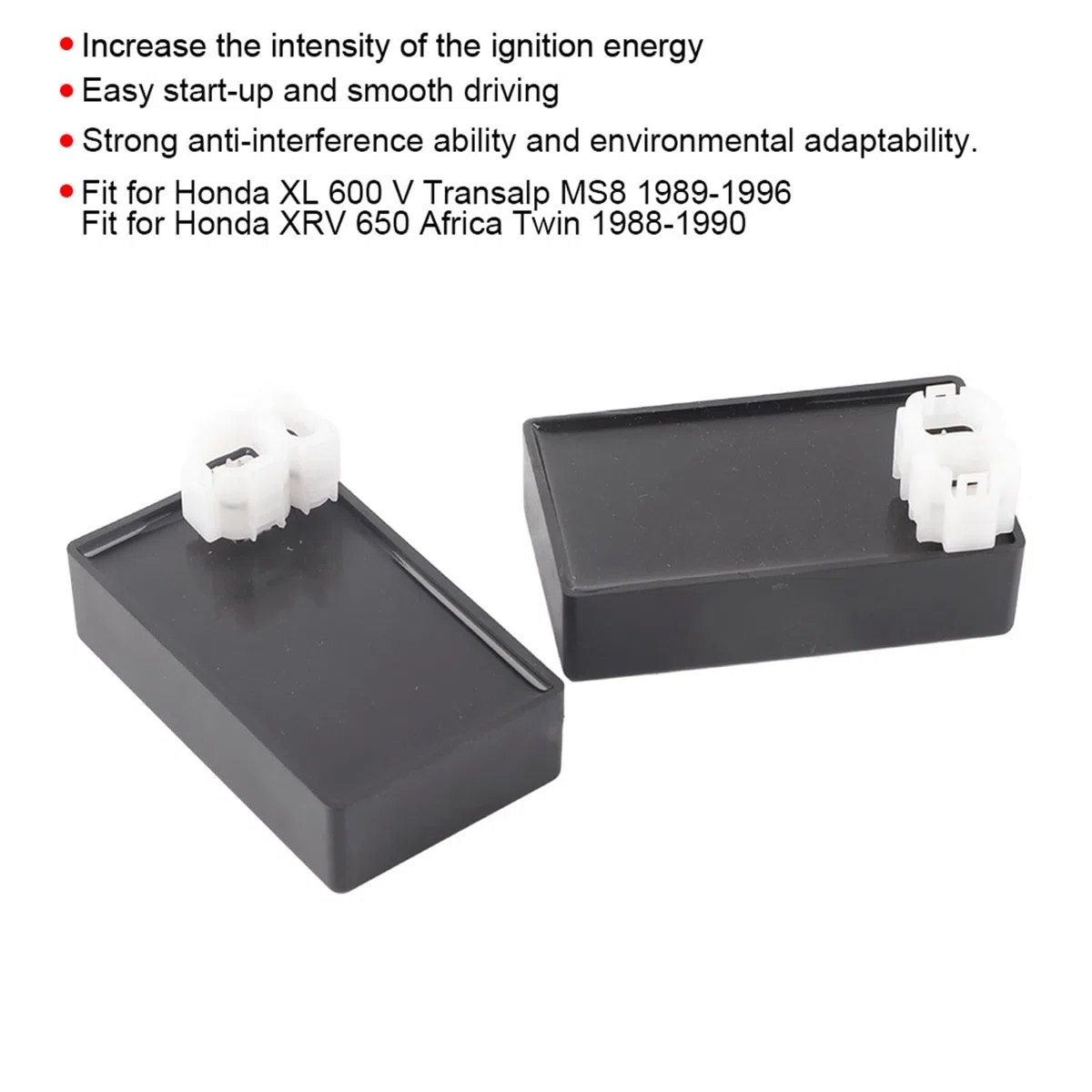 Akozón Encendedor CDI, Encendedor Dual CDI Apto para Honda XL 600 V Transalp MS8 1989-1996 Apto para Honda XRV 650 Africa Twin 1988-1990