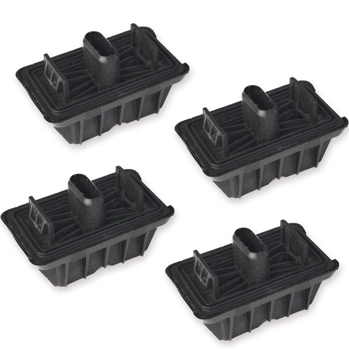 AUTOXBERT Soporte para gato hidráulico, plataforma elevadora delantera y trasera, almohadilla de goma, bloque de goma, adaptador para BMW Serie 5 E60 E61 X3 F25 X4 51717065919 (4 unidades)