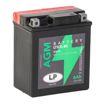 Batería Moto AGM LTX7L-BS (12V 6Ah)